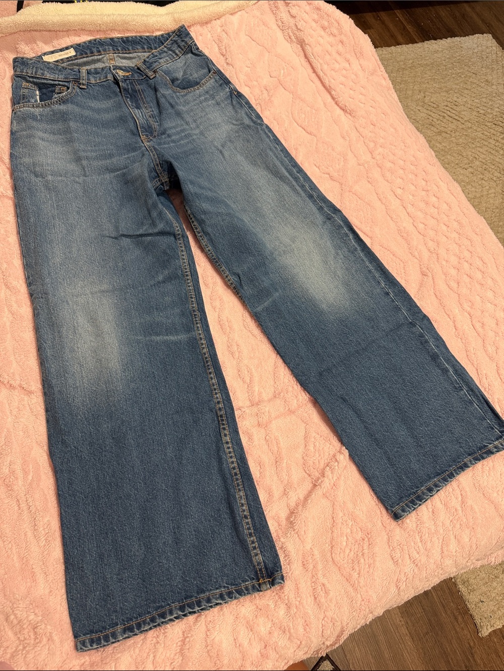 Zara Women's Medium Blue Bootcut Jeans